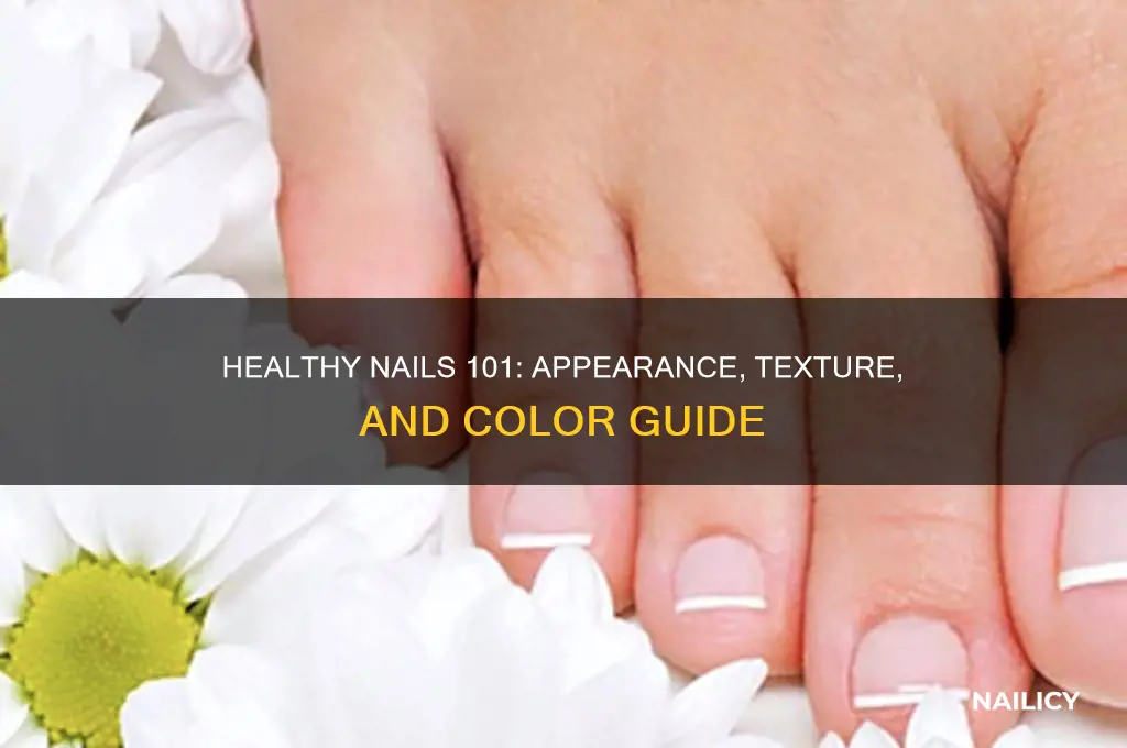 what are healthy nails supposed to look like