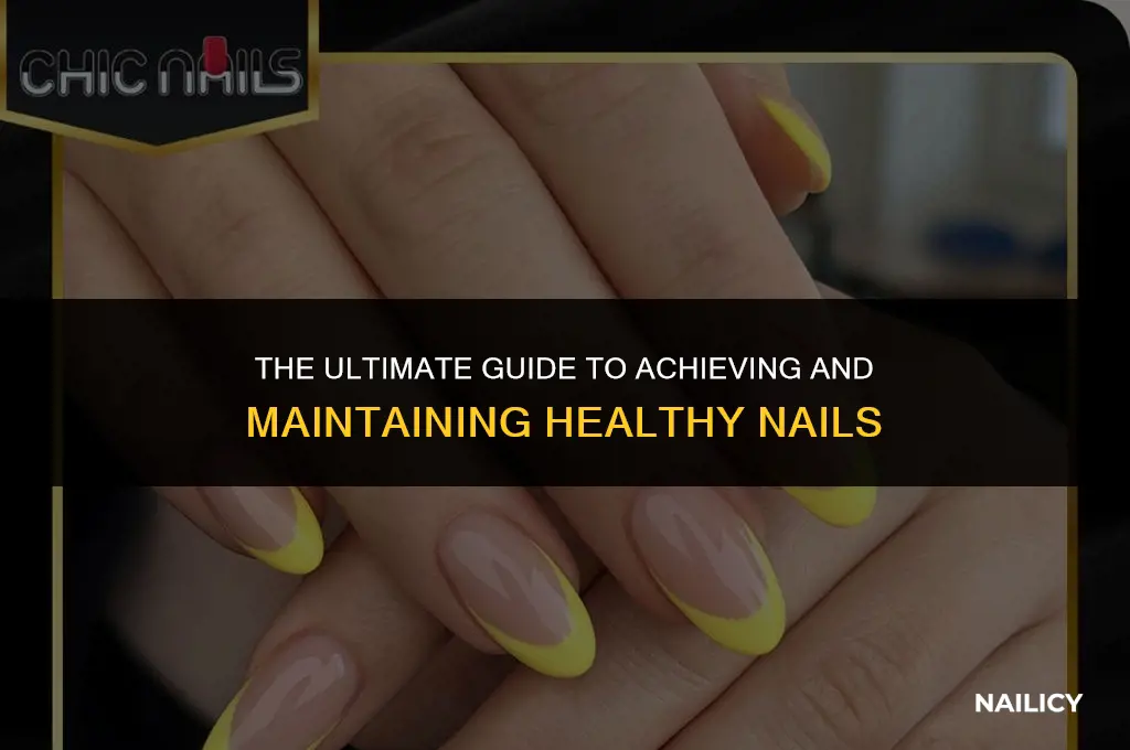 what are healthy nails