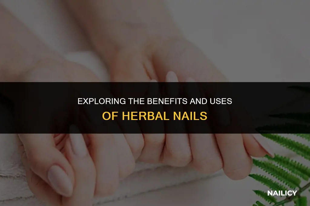 what are herbal nails
