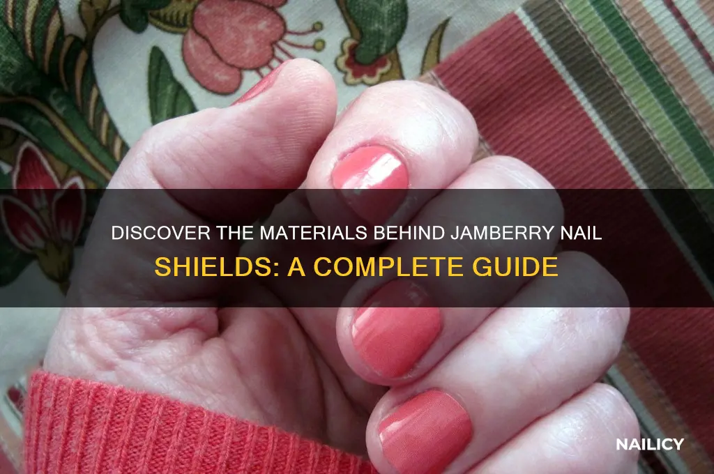 what are jamberry nail shields made of