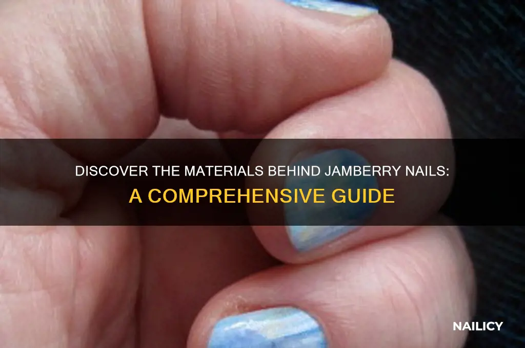 what are jamberry nails made out of