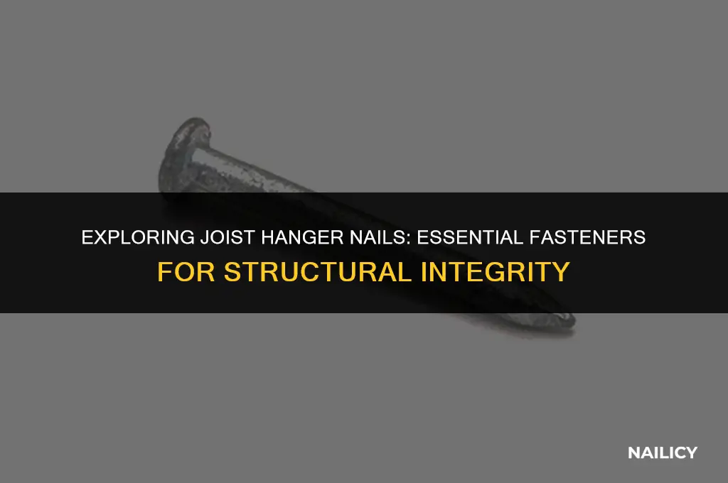 what are joist hanger nails
