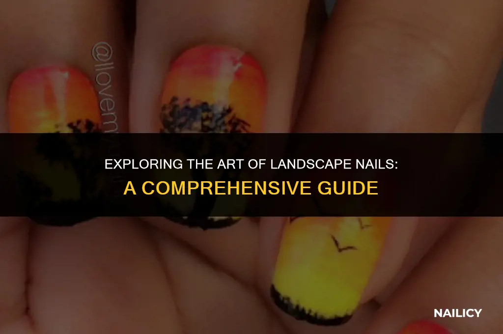 what are landscape nails
