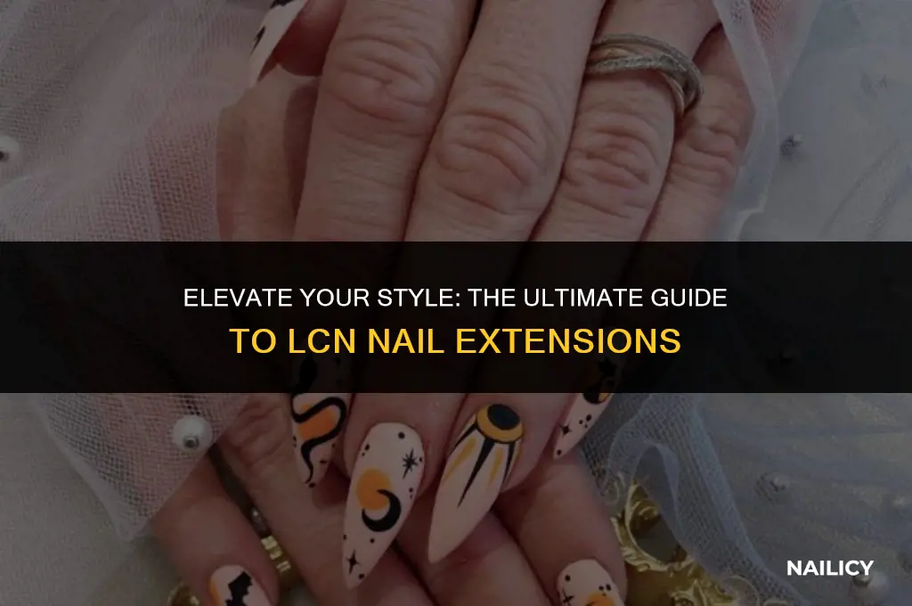 what are lcn nail extensions