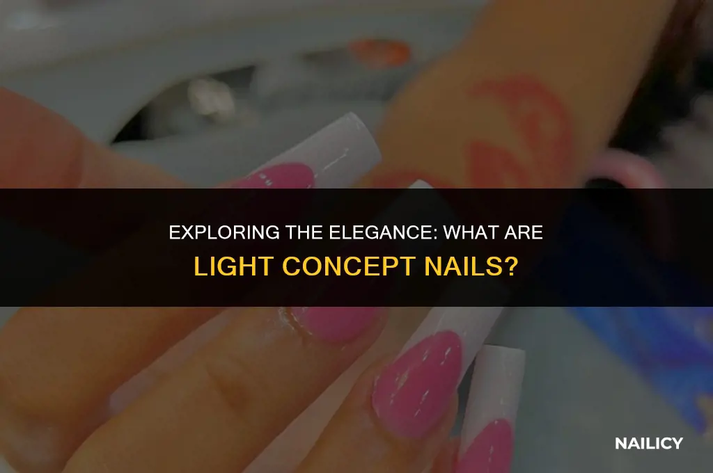 what are light concept nails
