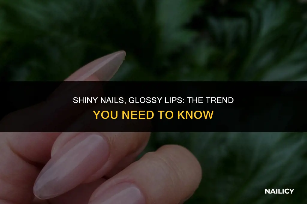 what are lip gloss nails