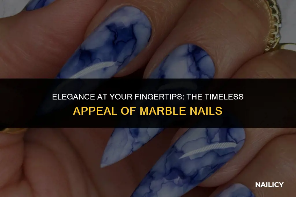 what are marble nails