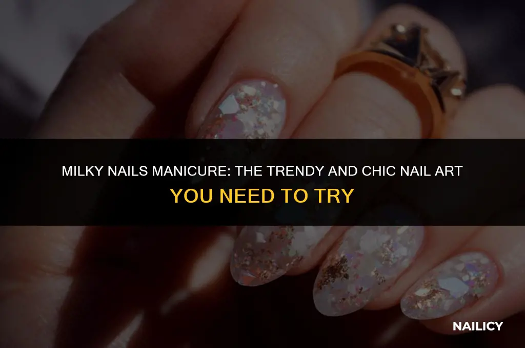 what are milky nails manicure
