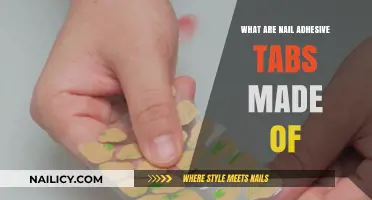 What Are Nail Adhesive Tabs Made Of? Materials Explained