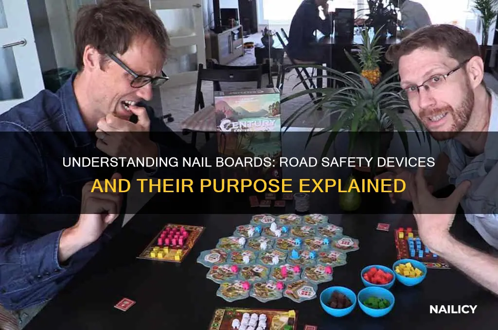 what are nail boards on the road