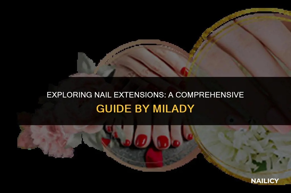 what are nail extensions milady