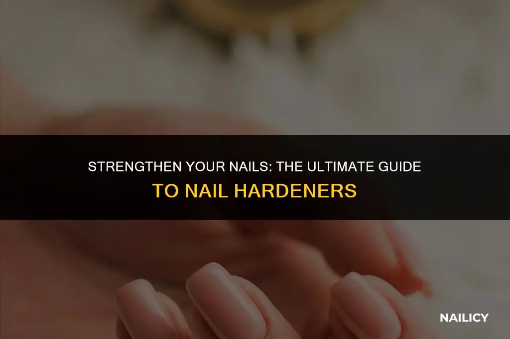 what are nail harders