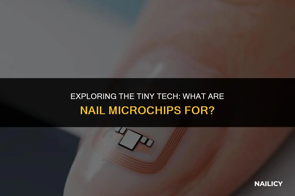 what are nail microchips for