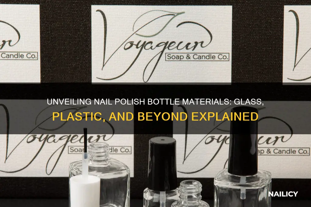 what are nail polish bottles made of