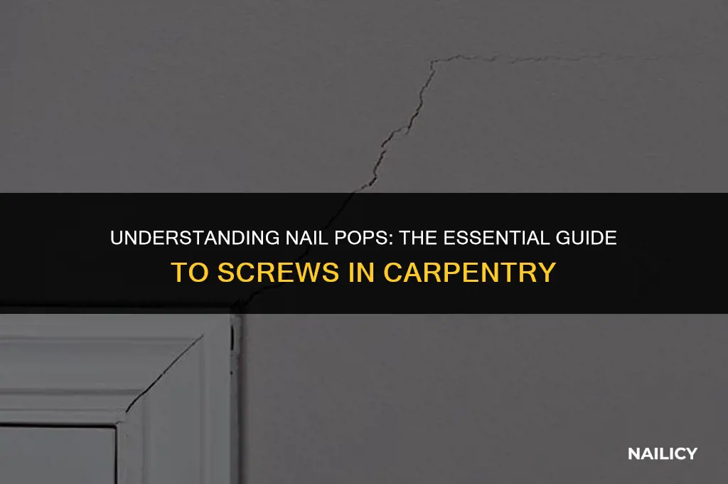 what are nail pops screws