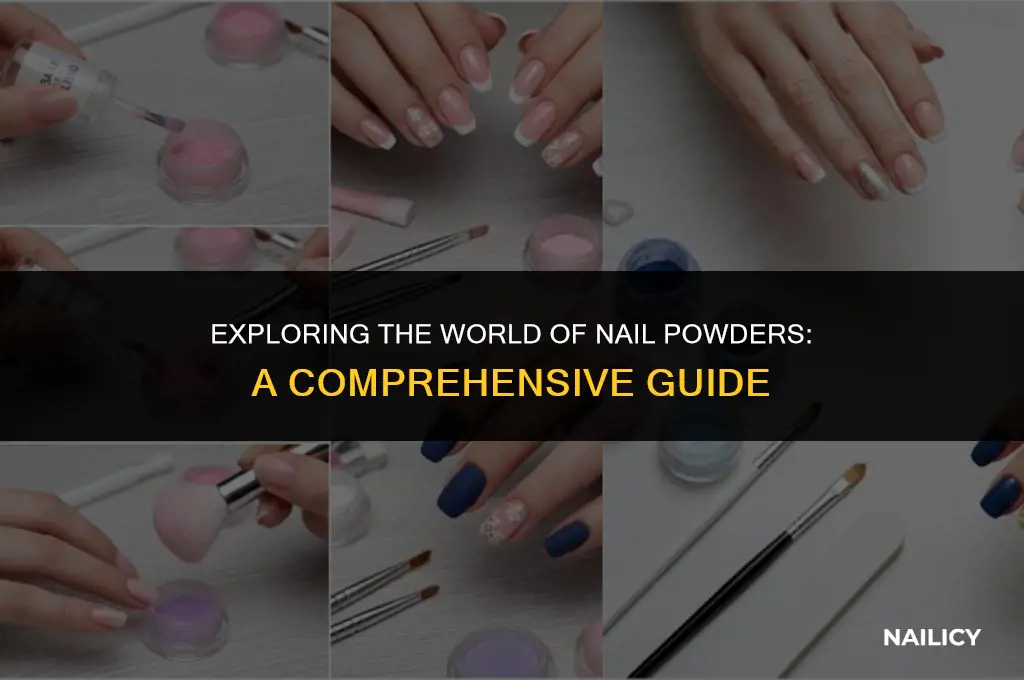 what are nail powders