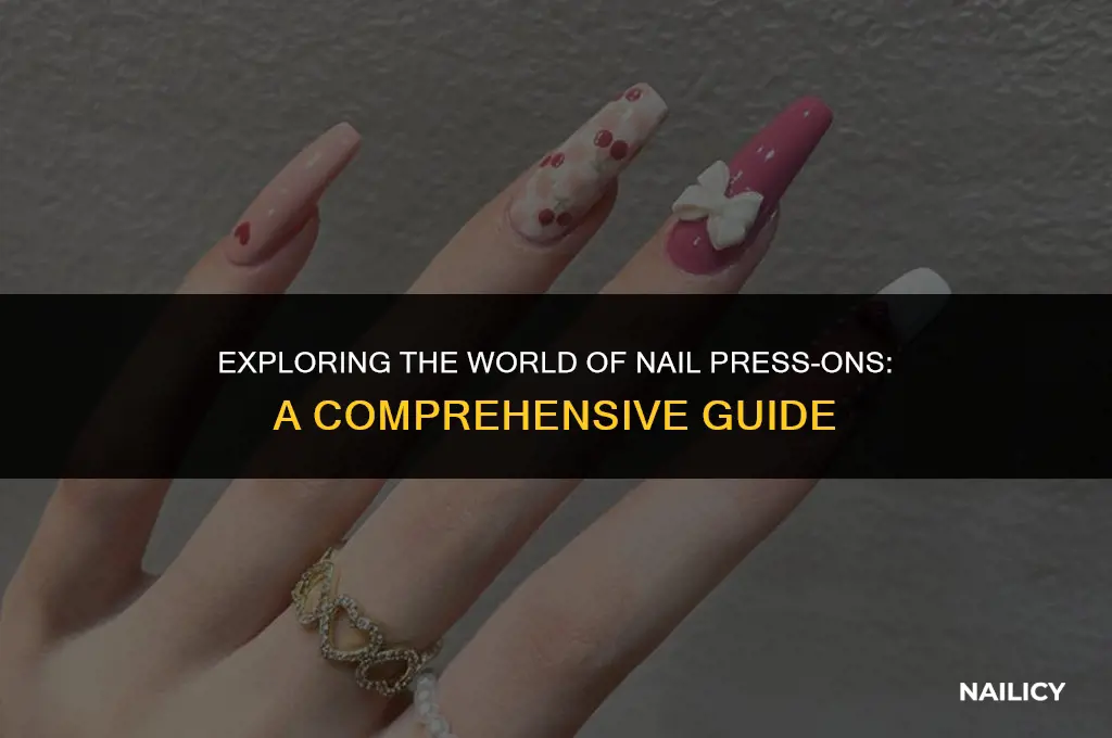 what are nail press ons