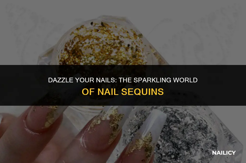 what are nail sequins