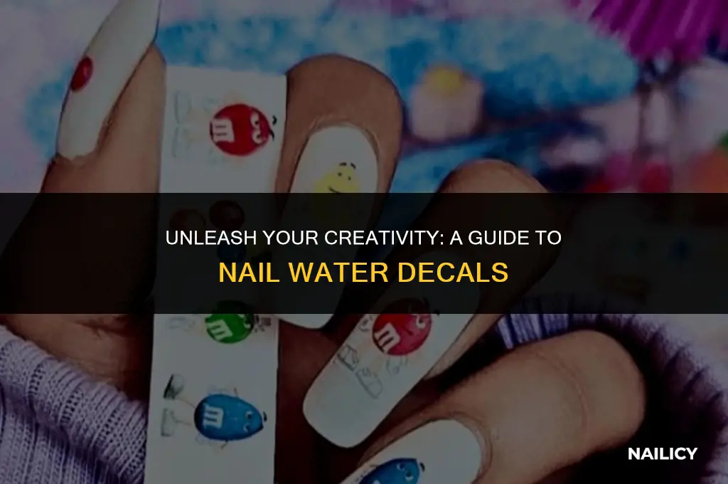 what are nail water decals