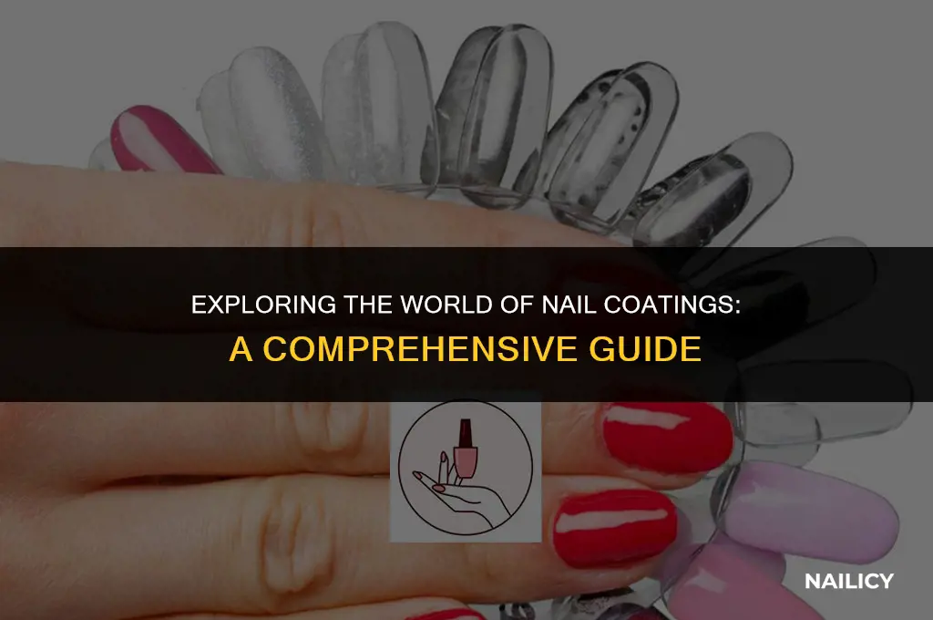 what are nails coated with