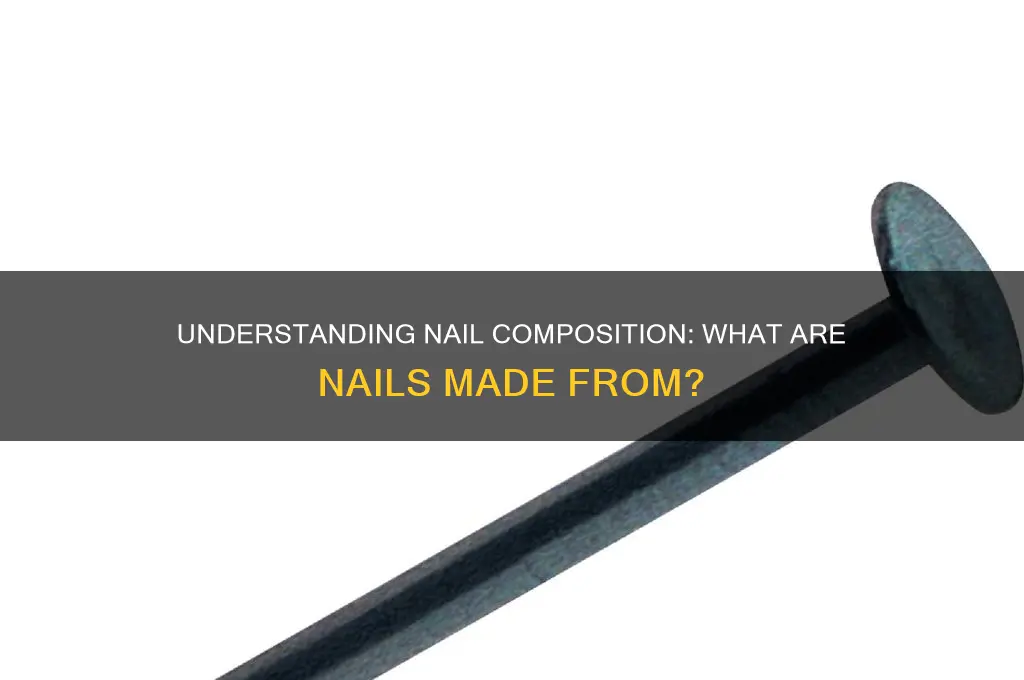what are nails made from