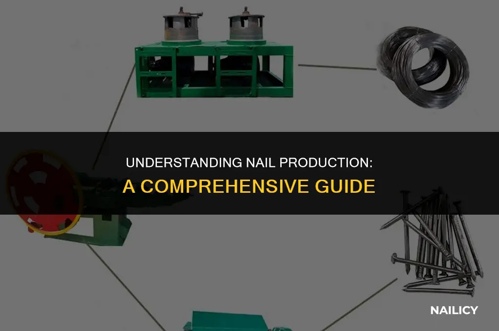 what are nails produced by