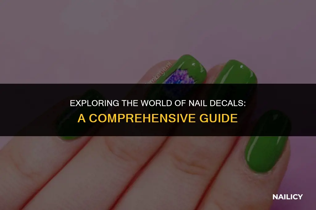 what are normal nail decals