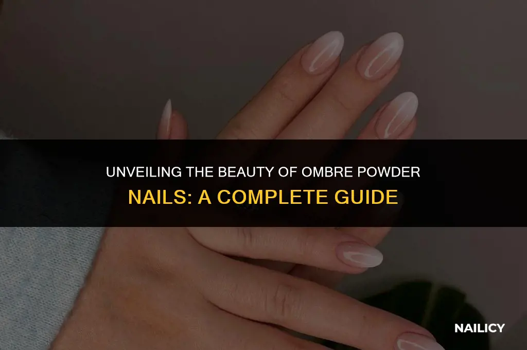 what are ombre powder nails