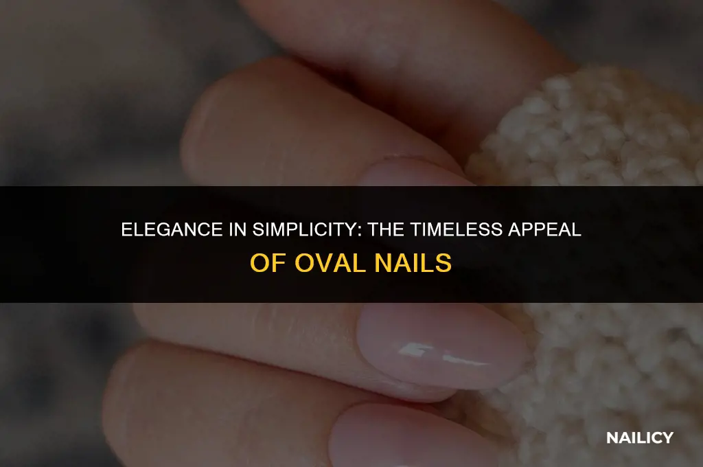 what are oval nails