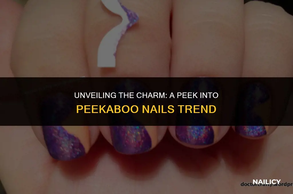 what are peekaboo nails