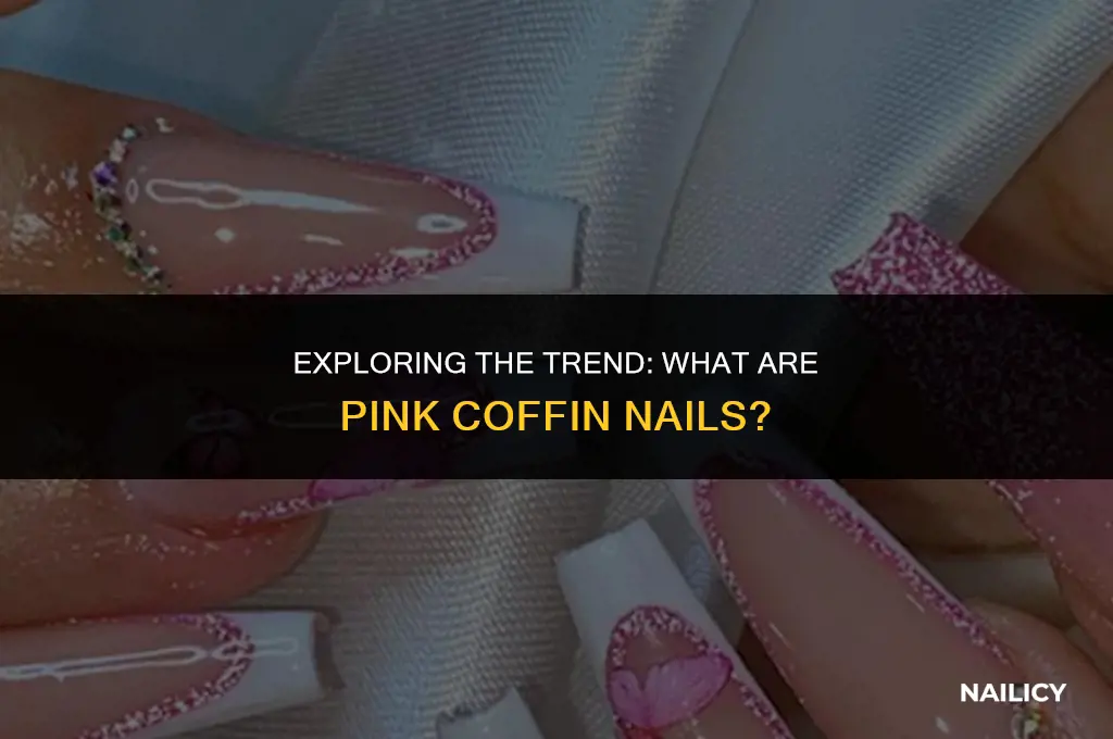 what are pink coffin nails