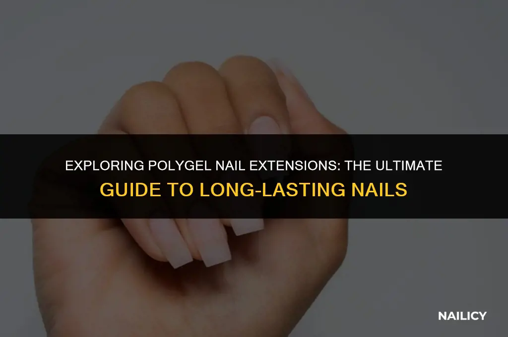 what are polygel nail extensions