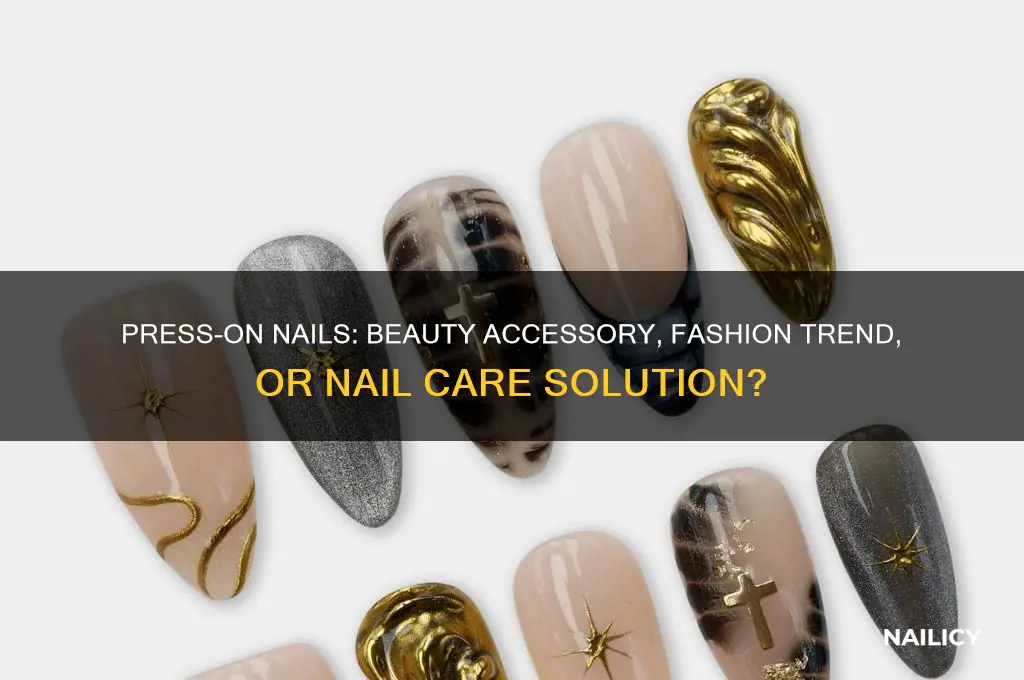 what are press on nails catagoried as