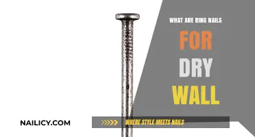 Ring Shank Nails for Drywall: Purpose, Benefits, and Proper Usage