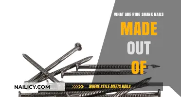 What Are Ring Shank Nails Made Of: Materials Explained