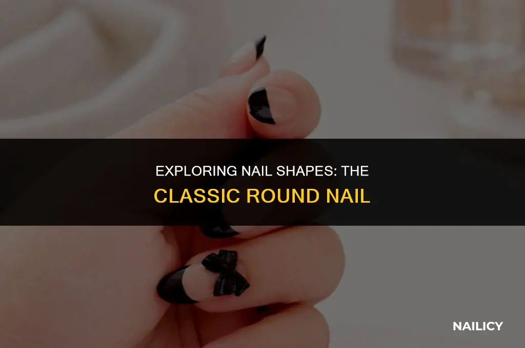 what are round nails called