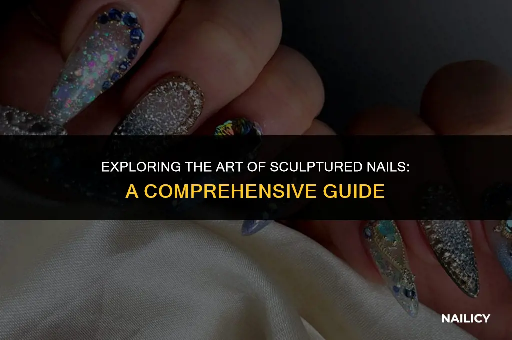 what are sculptured nails