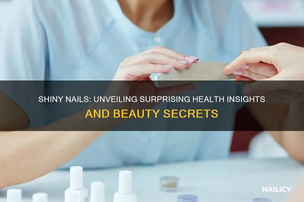 what are shiny nails a sign of