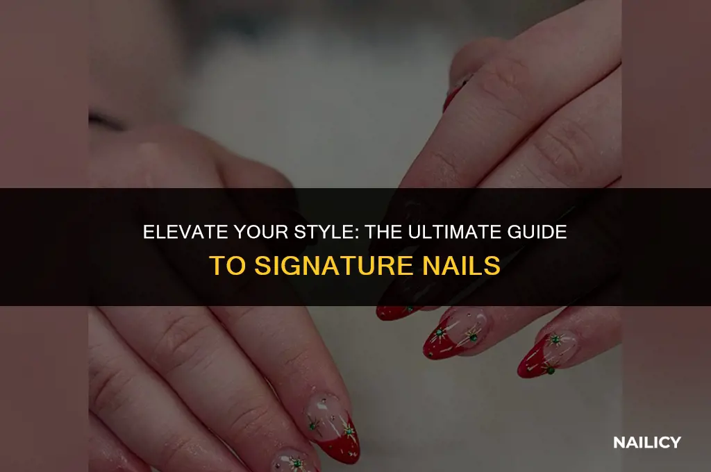 what are signature nails