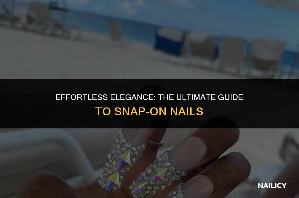 what are snap on nails