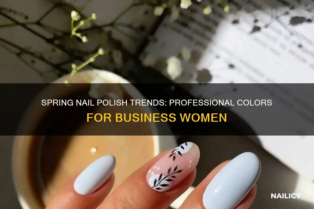 what are spring colors for business women nail polish