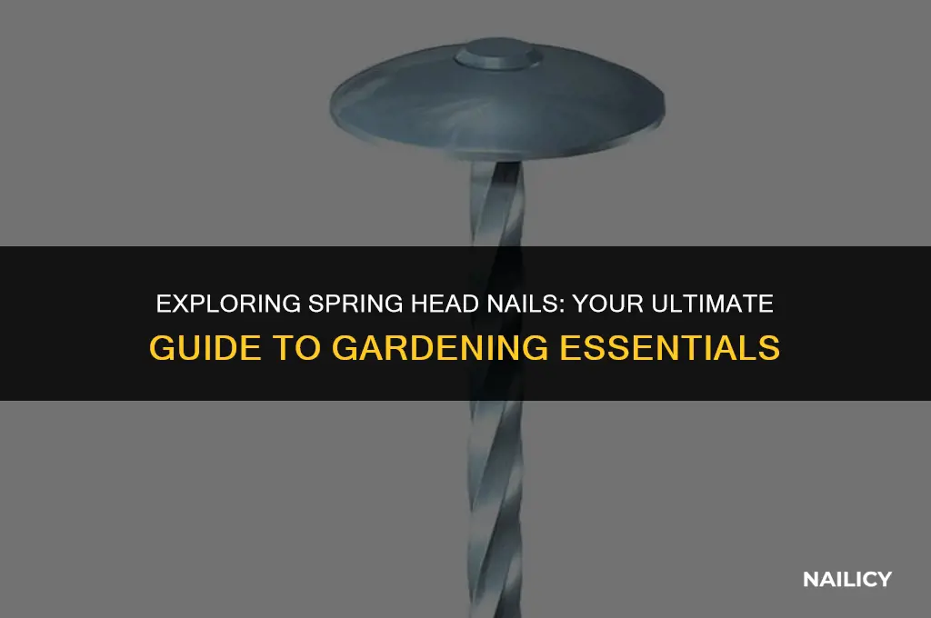 what are spring head nails