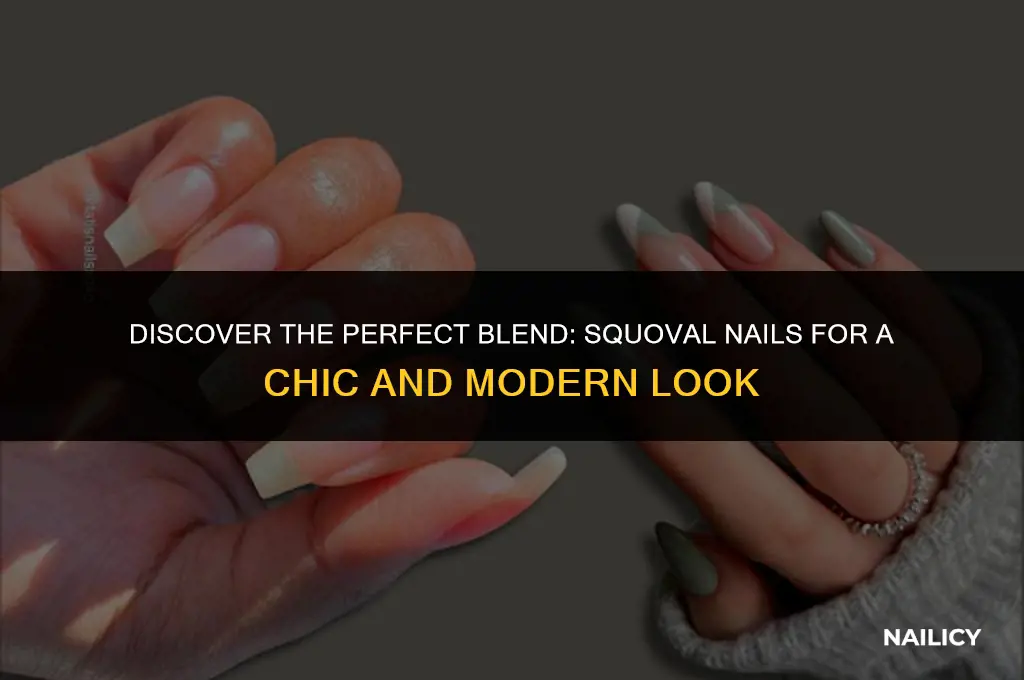 what are squoval nails