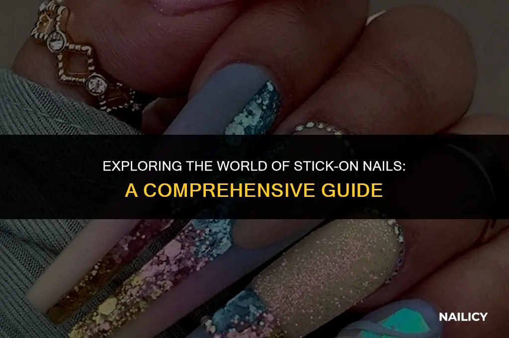 what are stick on nails