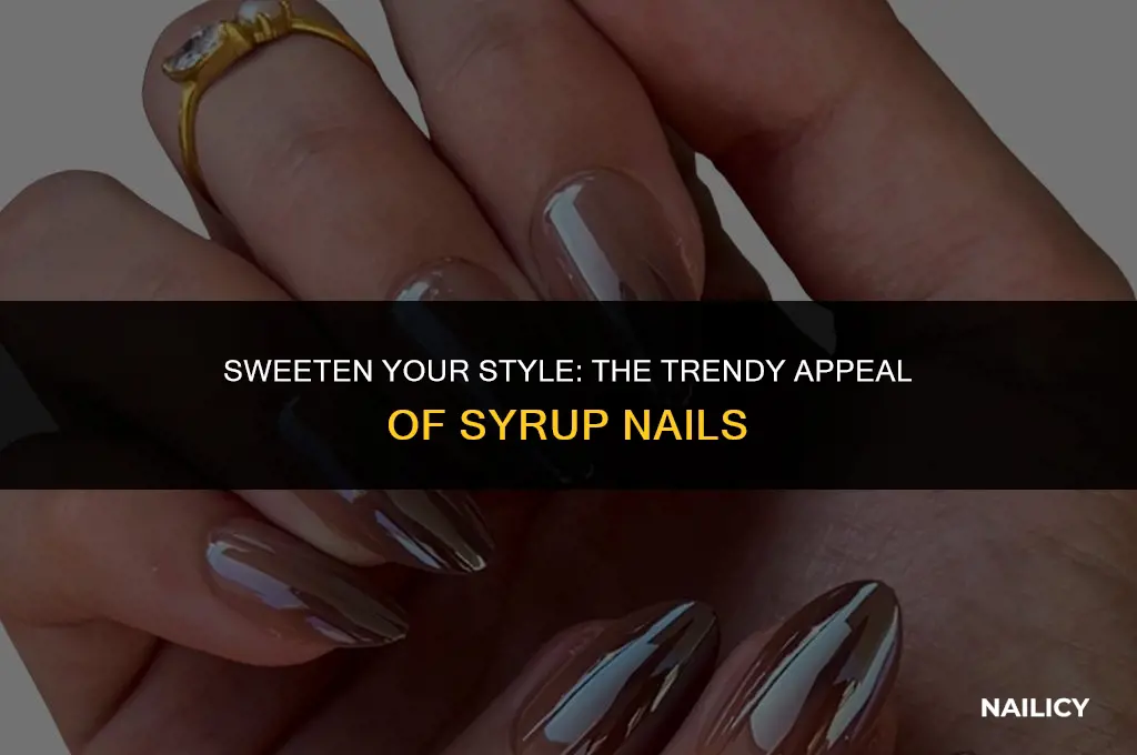 what are syrup nails