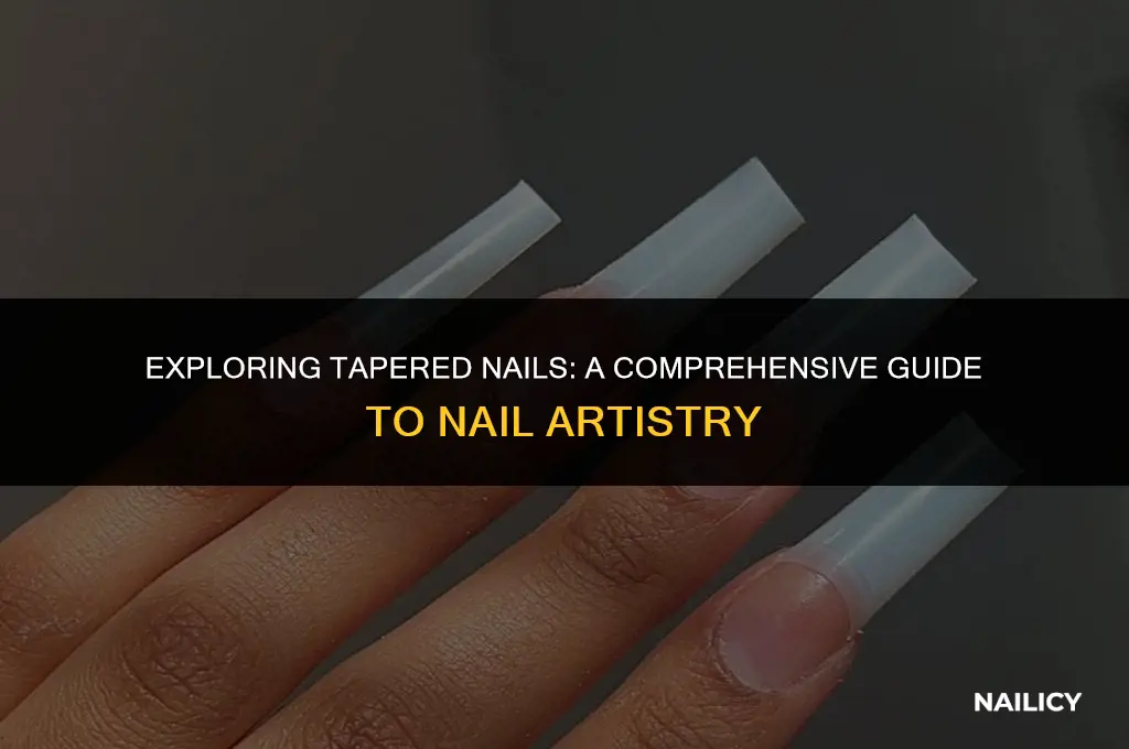 what are tapered nails