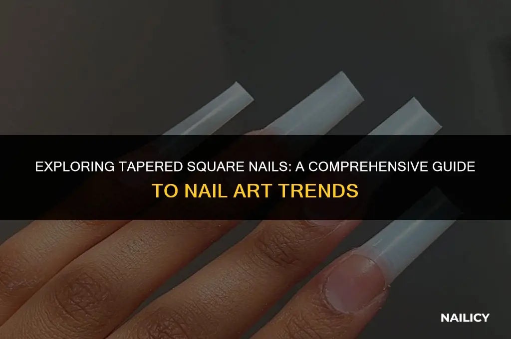 what are tapered square nails