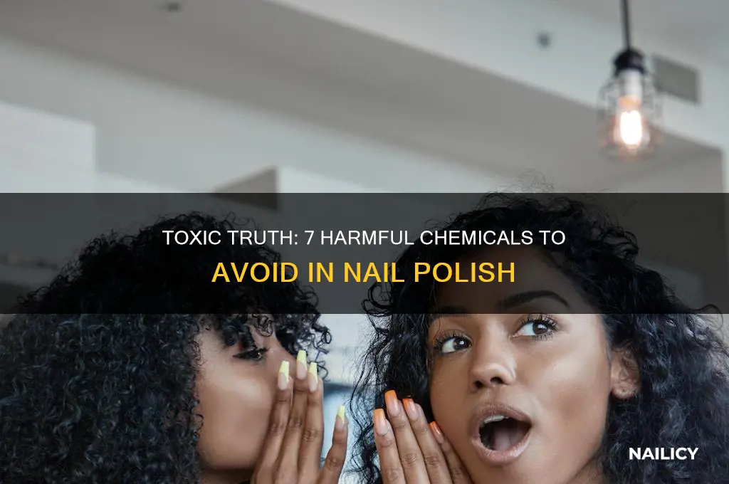 what are the 7 chemicals to avoid in nail polish