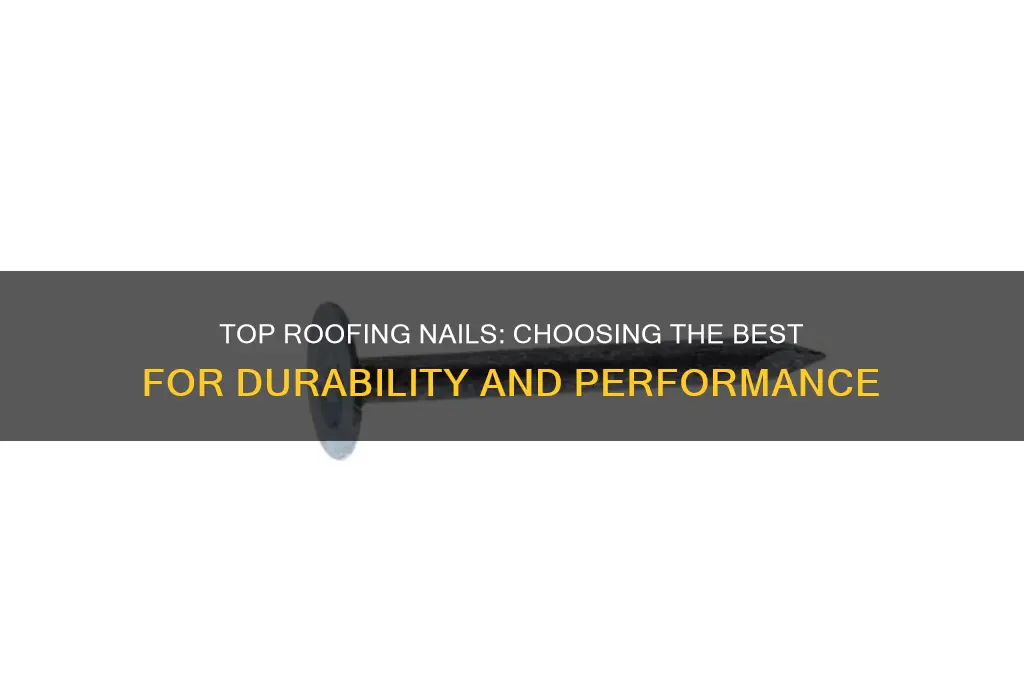 what are the best nails for roofing