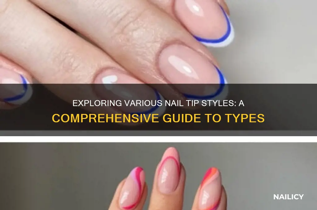what are the different types of nail tips